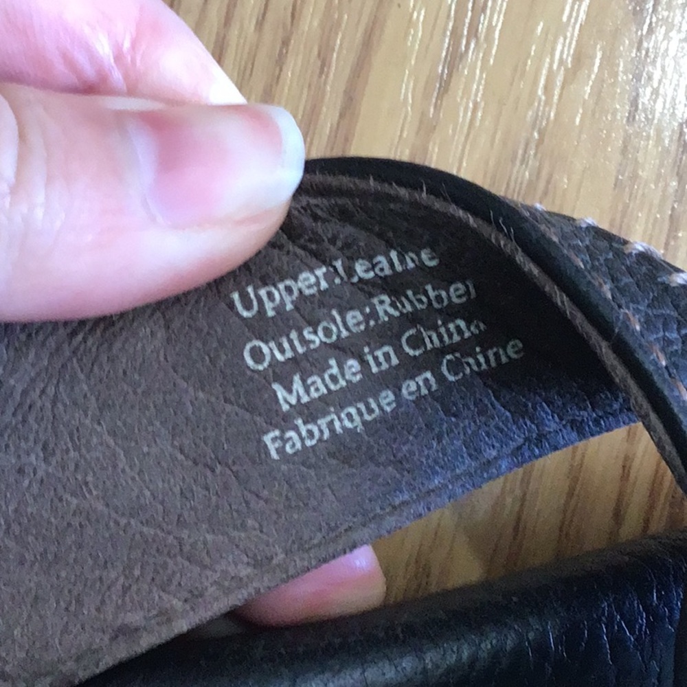 OluKai Black and Brown Men's Sandals - Picture 3 of 7